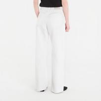 Jeansy Calvin Klein Jeans The Wide Leg Raw Hem Chalk White - Dydis 27 (LV047F733G ASN Kelnės)