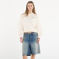 FRED PERRY Tipped Sweatshirt Ecru - Dydis 10 (G1148 560 Džemperiai)