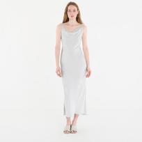 Sukienka Calvin Klein Viscose Jacquard Maxi Slip Dress Green - Dydis M (LV044F011G 3Q0 Suknelės)