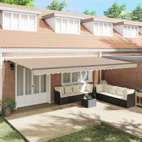 Ištraukiama markizė Smėlio 600 × 300 cm Audinys ir aliuminis