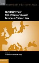 Recovery of Non-Pecuniary Loss in European Contract Law