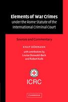 Elements of War Crimes under the Rome Statute of the International Criminal Court