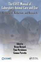 COST Manual of Laboratory Animal Care and Use