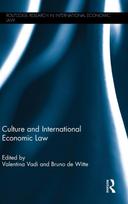Culture and International Economic Law