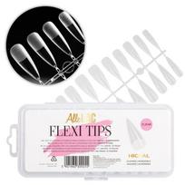 Migdolo formos nagų priauginimo tipsai AlleLac Flexi Tips, 240 vnt
