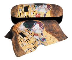 Akinių dėklų rinkinys, Gustav Klimt, „Bučinys“