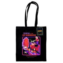 Steven Rhodes (Portal To The Cat Dimension) Black Tote Bag