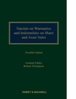 Sinclair on Warranties and Indemnities on Share and Asset Sales