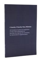 NKJV Bible Journal - 1-2 Timothy, Titus, Philemon, Paperback, Comfort Print