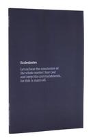 NKJV Bible Journal - Ecclesiastes, Paperback, Comfort Print