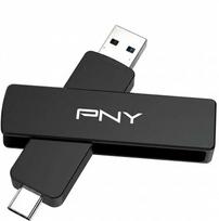 USB atmintinė 2 TB - PNY OTG DUO LINK V3 - Type-A/Type-C