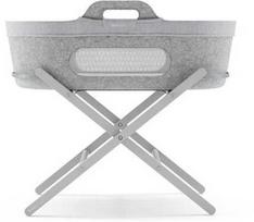 SnuzBaskit lopšys su stovu Light Pilkas/Dove stand
