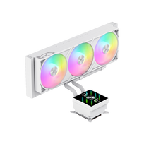 Gamemax CPU Liquid Cooler | GLACIER 360 LCD WH | White