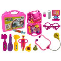 LEAN Toys LeanToys Little Doctor®s Kit Case Pink Stethoscope