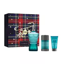 Jean Paul Gaultier  Jean Paul Gaultier: Le Male, Eau de Toilette, for men, 125 ml + Le Male, Deodorant Stick, for men, 75 ml + Le Male, Moisturizing After-Shave Balm, 75 ml