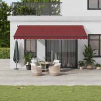 Automatinė ištraukiama markizė bordo spalvos 500x350cm