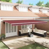 Automatinė ištraukiama markizė bordo spalvos 600x300cm