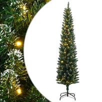 Dirbtinė siaura Kalėdų eglutė 150 LED 120cm