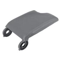 High-performance Armrest Center Console Lid Cover Leather Synthetic Replacement Suitable for E46 2001-2006 Durable pilka