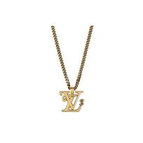 Louis Vuitton Squared Lv Pendant Metal Necklace Men necklace MP2692 Basic Packaging