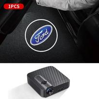 Madingas LED automobilio durų pasveikinimo žibintas, žingsnio apšvietimas, lazerinis emblemos žibintas Ford Ranger Focus Kuga Mustang Mondeo Fusion Esco