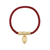 Bvlgari logotipas dizaino apyrankė poros stiliaus unisex apyrankė raudona 294629 Box,Warranty (2025),S