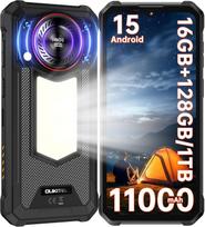 OUKITEL WP53S Mobilusis telefonas 16GB+128GB 11000mAh 6.52  Ekranas 13MP Android 15 juoda