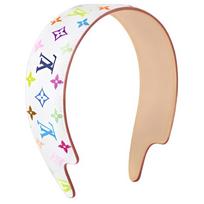 Louis Vuitton x Takashi Murakami Monogram Multicolor LV Kontūrinė Galvos Juosta Balta Daugiaspalvė Moteriški Gatvės Drabužiai M96120 Basic Packaging-Box Not Included