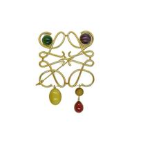 Loewe mados sagė Unisex aksesuarai Auksinė 10476265 Gold,F