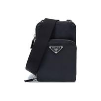 Prada Saffiano odos peties, per kūną, juosmens krepšys Vyriški krepšiai Juodas 2ZH126-053-F0002 Basic Set (Bag+Dust Bag)