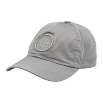 Stone Island logotipas Nailonas Poliesteris Snapelis Kepurė Vyriškos kepurės Pilka K1S159100995S0076-V0061 M