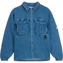 Nike X Nocta Opalinis Lelijų Lapo Džinsinis Marškinys FZ3261-486 XL