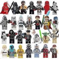 29 vnt. „Žvaigždžių karų“ minifigūrėlių, veiksmo figūrėlių, konstruktorių, žaislų vaikams, puiki dovana „Žvaigždžių karų“ gerbėjams.
