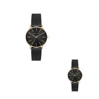 ARMANI EXCHANGEAE Laikrodis ant riešo Kvarcinis mechanizmas Nerūdijančio plieno apyrankė Juodas ciferblatas Moteriškas laikrodis AX5548 Black Dial