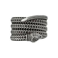Gucci Garden Sidabrinis Gyvatės Vintažinis Matinis 925 Sidabro Žiedas Unisex žiedas 577292-J8400-0811 17