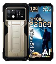 DOOGEE S200 MAX Mobilusis telefonas 36GB+512GB 6.72  Ekranas 108MP 22000mAh Android 15 auksas