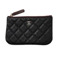 Chanel Classic Caviar Quilted Leather Clutch Women clutch Black A82365-B01481-C3906 Box(Basic Set+Box)