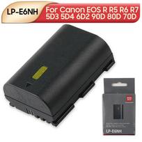 Įkraunama ličio baterija Canon EOS R R5 R6 R7 5D3 5D4 6D2 90D 80D 70D 60D LP-E6NH fotoaparatui 2130mAh