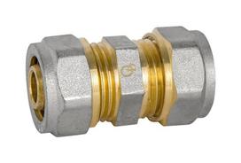 Pex-Al-Pex Chrome Connector 16*16 Double - D16*16.Zł-2