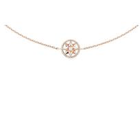 Dior Xs Rose Des Vents Necklace Rose Gold 18K Gold And Diamond Accents Women necklace JRDV95170-0000 Rose Gold