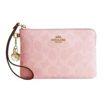 Coach Užsegamas Užtrauktuku Dirbtinės Odos Delninukas Moteriškas Delninukas Dulkėtos Rožinės Spalvos CEF72-IMPO Gift Box Sets (Basic Set+Black Box) beige