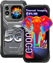 Blackview Xplore 1 Pro 5G mobilusis telefonas 12GB+256GB 20000mAh 6.78  ekranas 64MP Android 15 išmanusis telefonas juoda