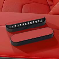 Creative Hidden Car Plate Number for Xiaomi SU7/YU7 Temporary Parking Card, Interior Accessory.