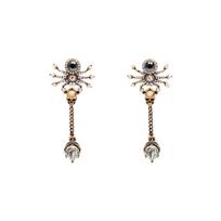 Alexander McQueen Mados žalvariniai auskarai Moteriški auskarai 710485J160T8495 Gold,F