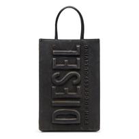 Diesel Open Magnetic Closure Cotton Tote Shopping Bag Shoulder Handbag Men Tote Black X10282P8079T8013 Basic Set (Bag+Dust Bag)