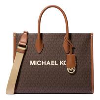 Michael Kors Mirella rankinė su logotipu moteriškos rankinės rudos spalvos 35R5G7ZT2B-0200 Basic Set (Bag)