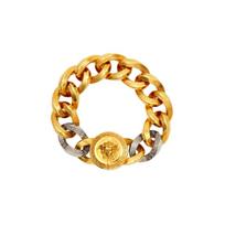 Versace Medusa serijos Stambios grandinėlės Medūzos galvos pakabuko apyrankė Unisex apyrankė Auksinė DG08452-DJMT-KVOP M