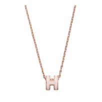 Hermes Mini Pop H Pakabukas Saldaininės Rožinės Spalvos Karoliai Moteriški karoliai Auksiniai Rožinio Aukso H147992FO85 Basic Packaging-Box+Dust Bag or Padding Board