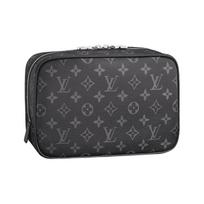 Louis Vuitton Monogram Eclipse Drobės Sankabos Rankinė Unisex Sankabos Rankinė Juoda M43383 Basic Set (Bag+Dust Bag)