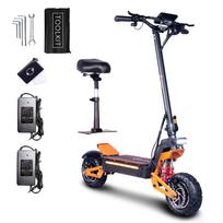 ES X5 6000W 60V 40AH Dvigubas variklis Elektrinis paspirtukas Maksimalus greitis 90km/h Hidraulinis stabdys LCD ekranas Maksimali rida 90km Sulankstomas elektrinis paspirtukas X5-5000W-52V-26Ah --/*